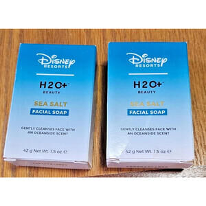 2 NEW Disney Resorts H2O+ Beauty Sea Salt Facial Soap Bars